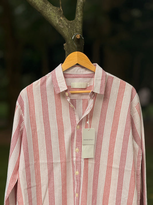Urban Drift Boxy Shirt-Vintage Blush