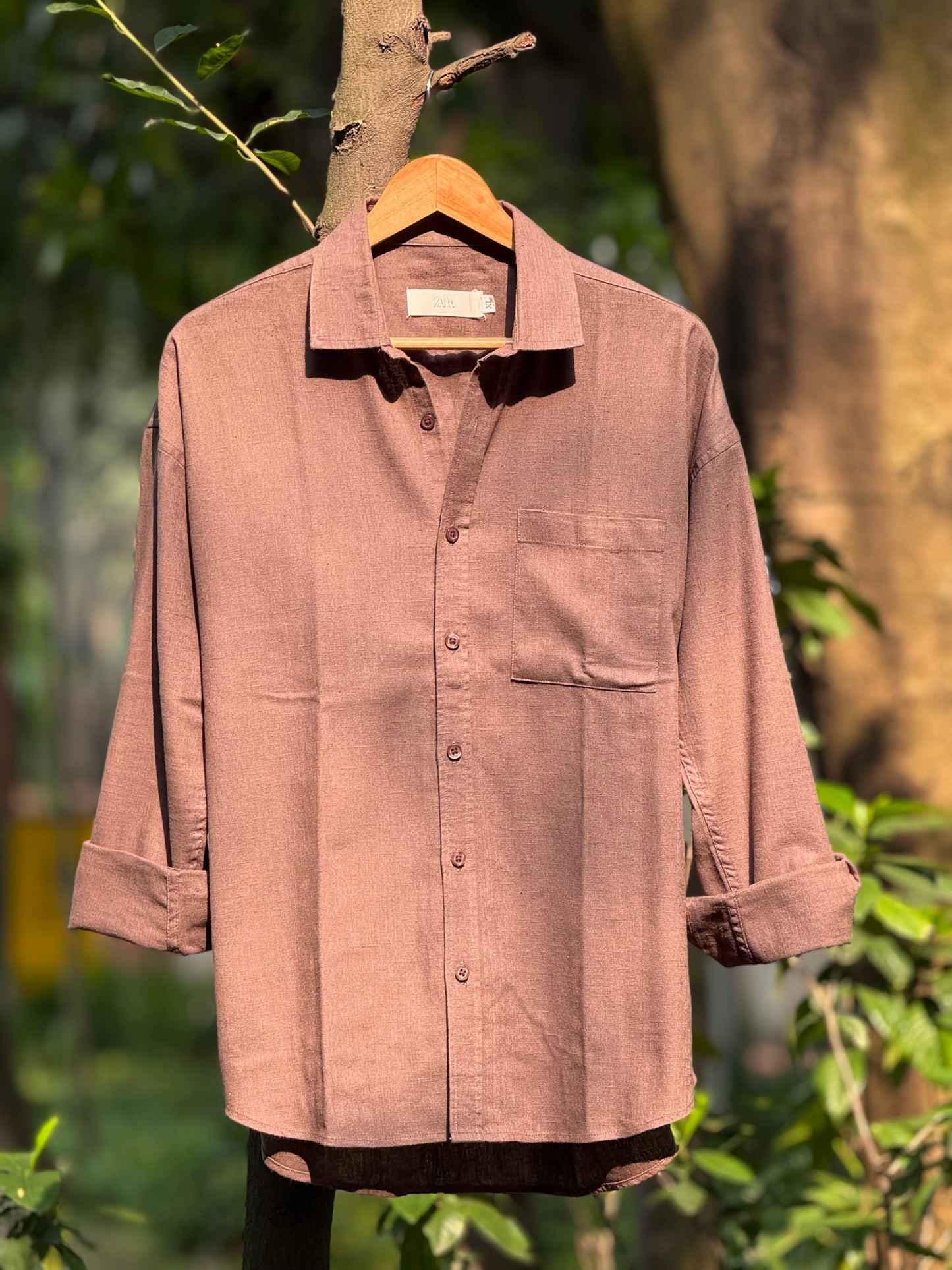 Signature Remi-Cotton Shirt - Smoky Grey