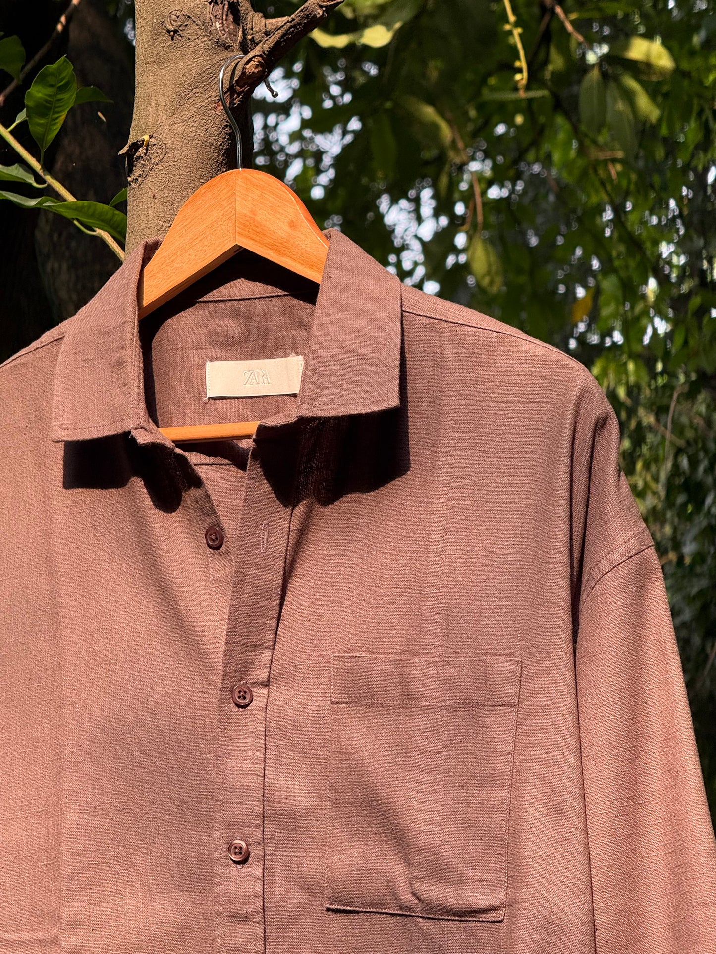 Signature Remi-Cotton Shirt - Smoky Grey