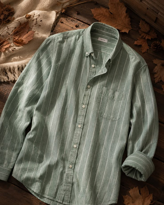 SNITCH Men Casual Shirt. Regular Fit. Linen Fabric
