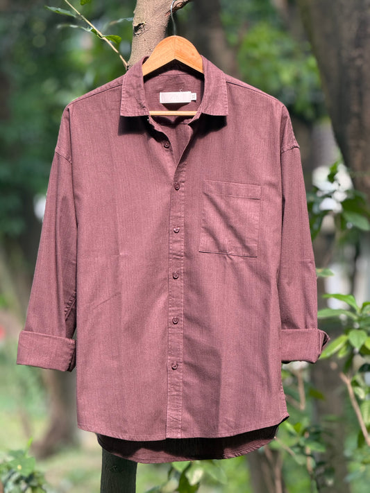Premium Brown Remi-Cotton Shirt